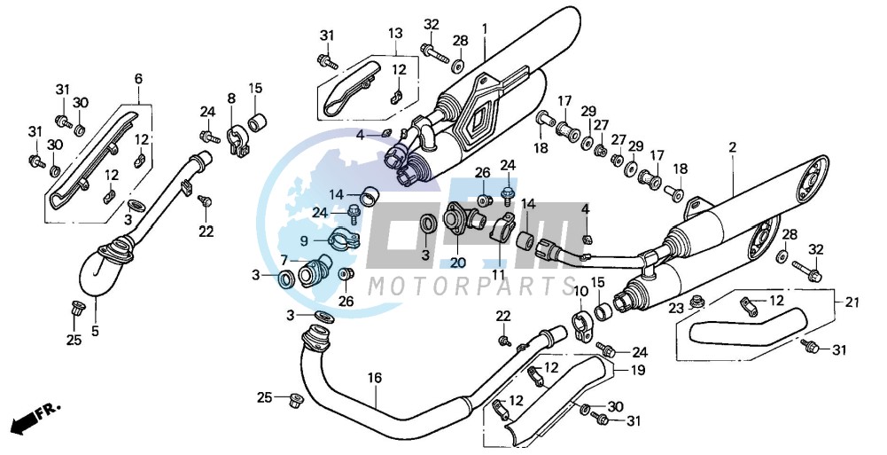 EXHAUST MUFFLER