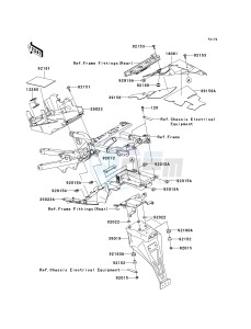 ZX 636 C [NINJA ZX-6R] (C1) C1 drawing REAR FENDER-- S- -