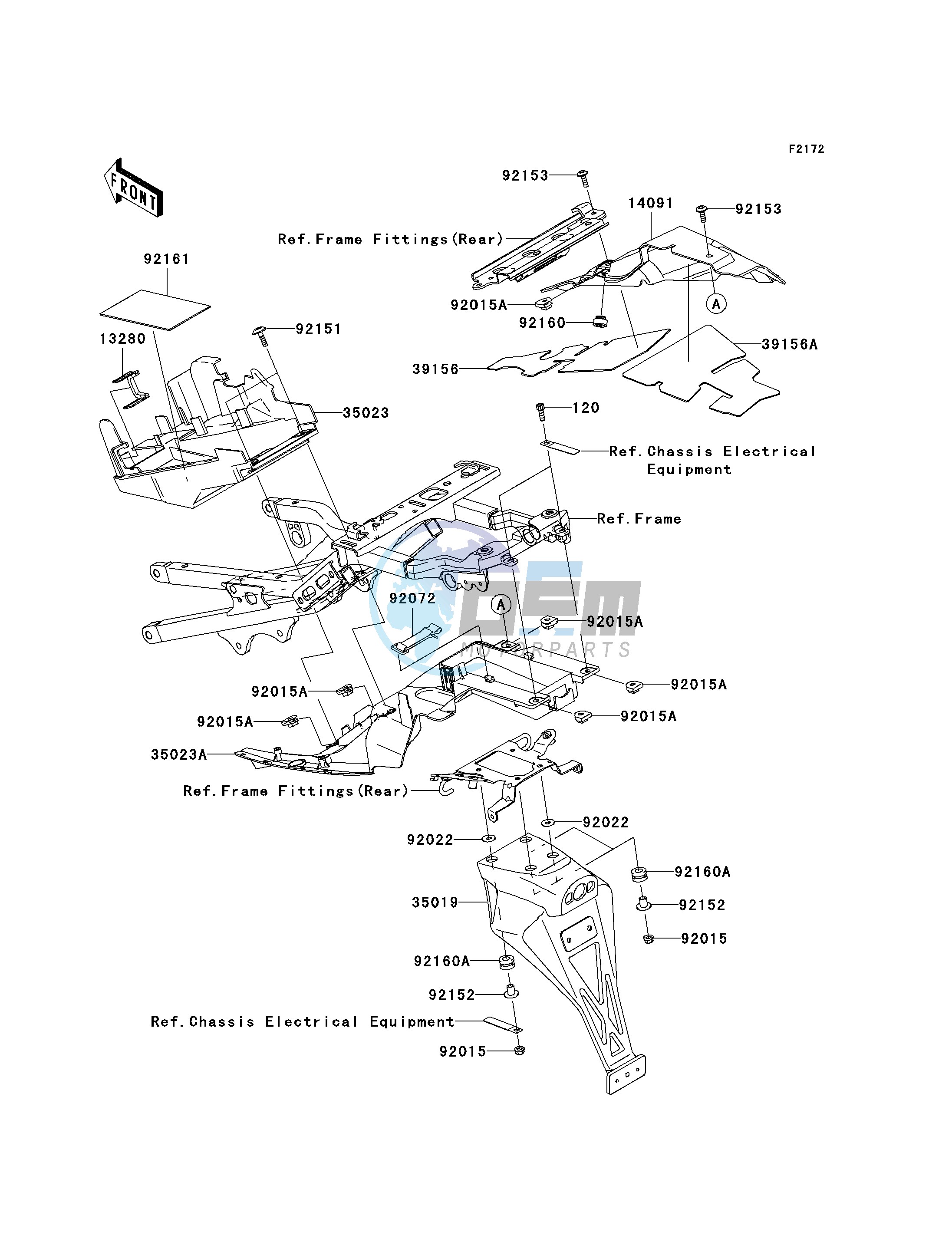 REAR FENDER-- S- -