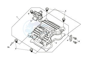 WOLF 250EFI drawing CYLINDER HEAD COVER / CAMSHAFT CHAIN