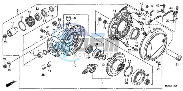 FINAL DRIVEN GEAR (ST1300A)