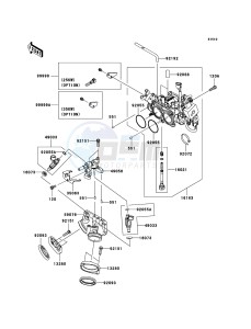 VN900 CLASSIC VN900BCFA GB XX (EU ME A(FRICA) drawing Throttle