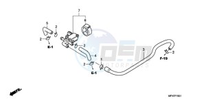 CB1000RA France - (F / CMF) drawing AIR INJECTION CONTROL VALVE