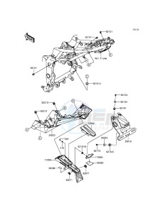 NINJA 250SL BX250AGF XX (EU ME A(FRICA) drawing Rear Fender(s)