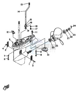 55B drawing LOWER-CASING-x-DRIVE-2