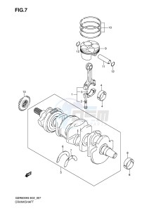 GSR600 (E2) drawing CRANKSHAFT