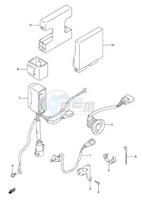 DF 40A drawing PTT Switch/Engine Control Unit