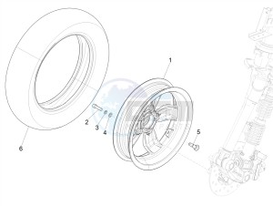 PRIMAVERA 50 4T 3V 25 KMH NOABS E4 25 kmh (EMEA) drawing Front wheel