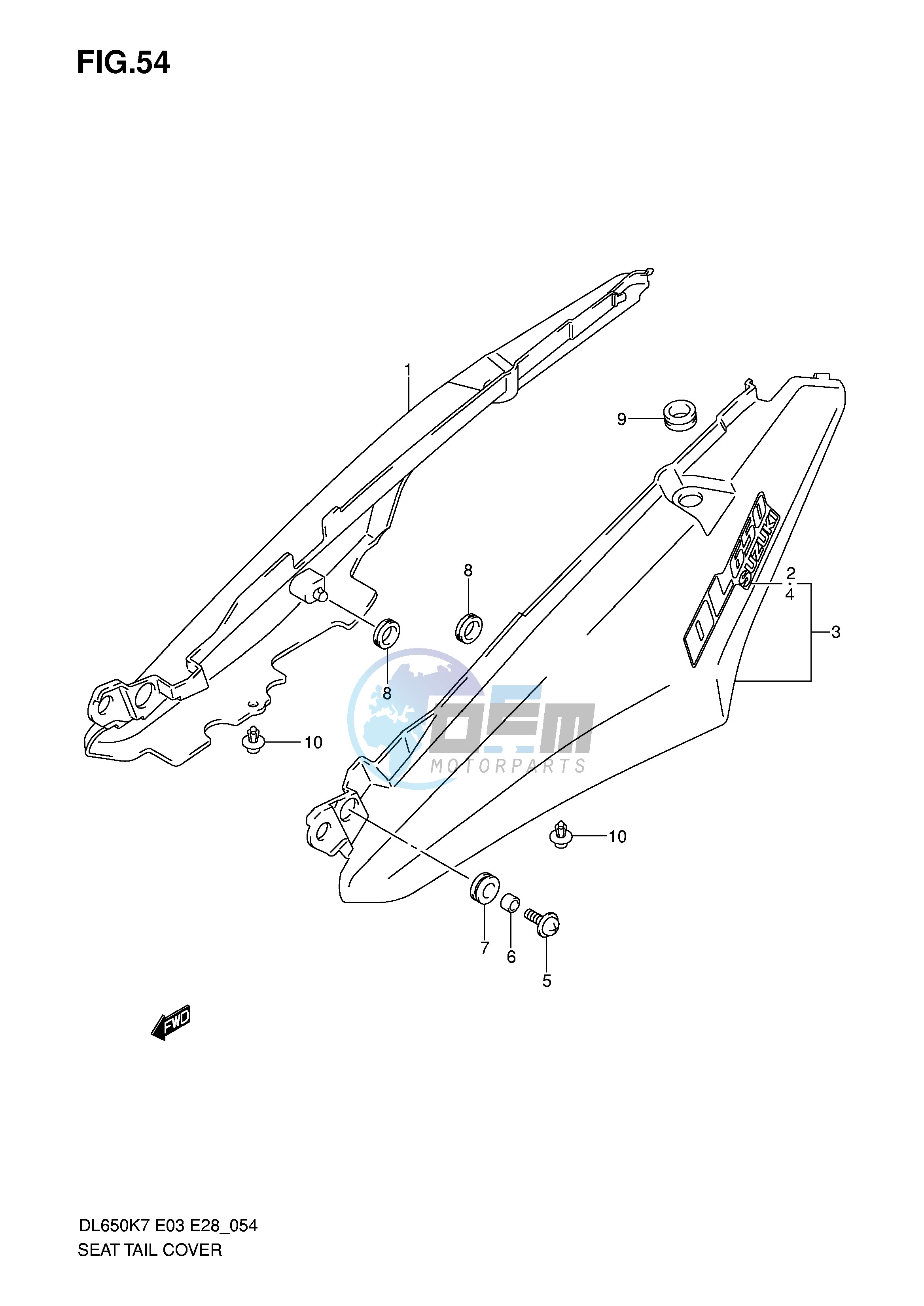 SEAT TAIL COVER (MODEL K7)