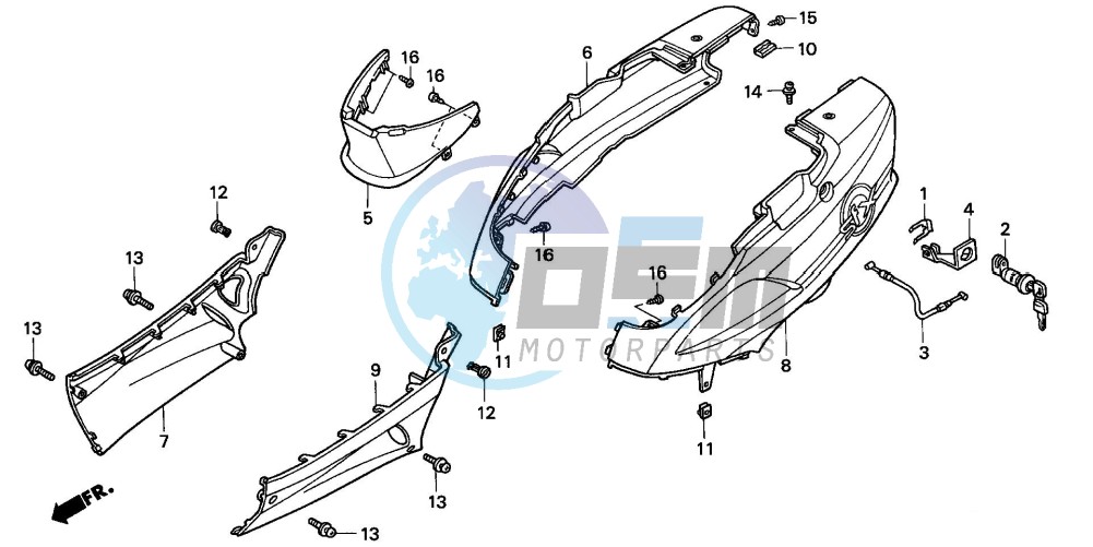 BODY COVER/ LUGGAGE CARRIER