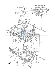 GSX1200 (E4) drawing CRANKCASE