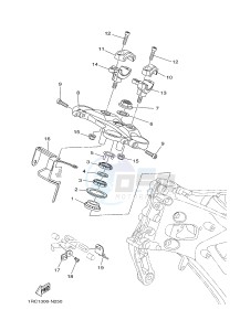 MT09 900 (1RCL 1RCM) drawing STEERING