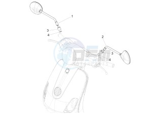 GTV 300 4T 4V ie drawing Mirror