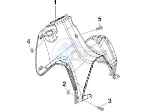 Runner 200 VXR 4t e3 drawing Front glove-box - Knee-guard panel