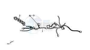 MAXSYM 600 I ABS EXECUTIVE (LX60A3-EU) (E4) (L7-M0) drawing WIRING HARNESS