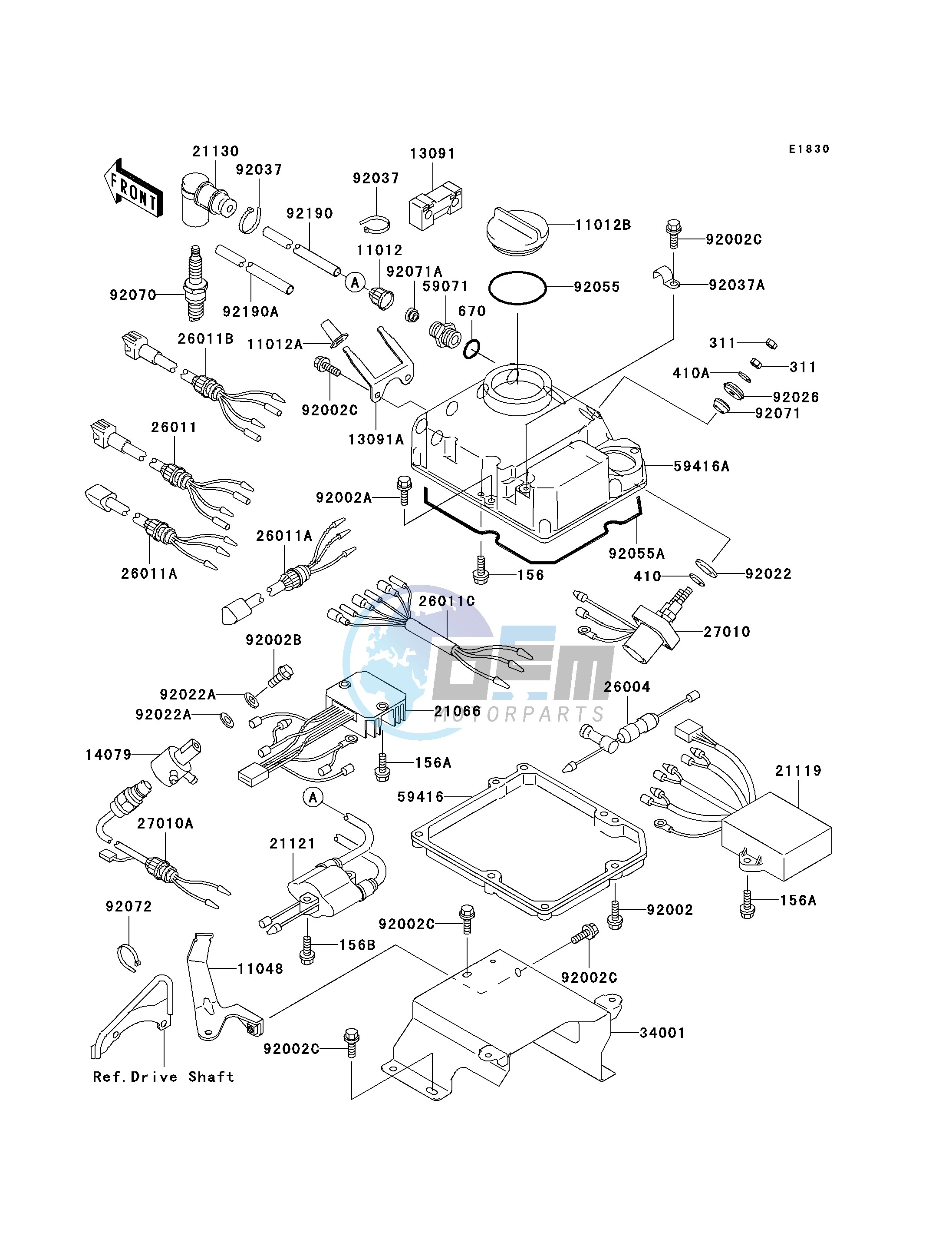 IGNITION SYSTEM -- JT750-B1- -