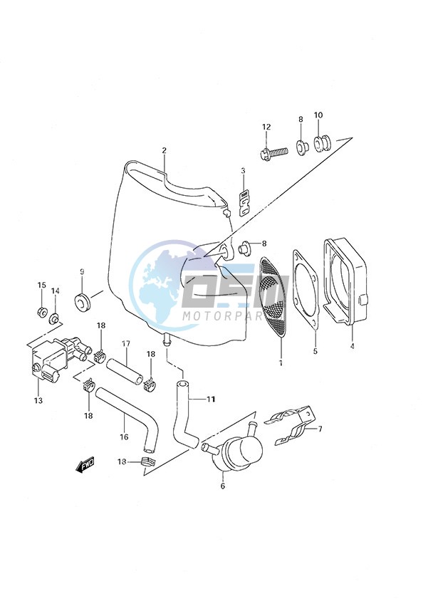 Silencer S/N 680001 to 681711