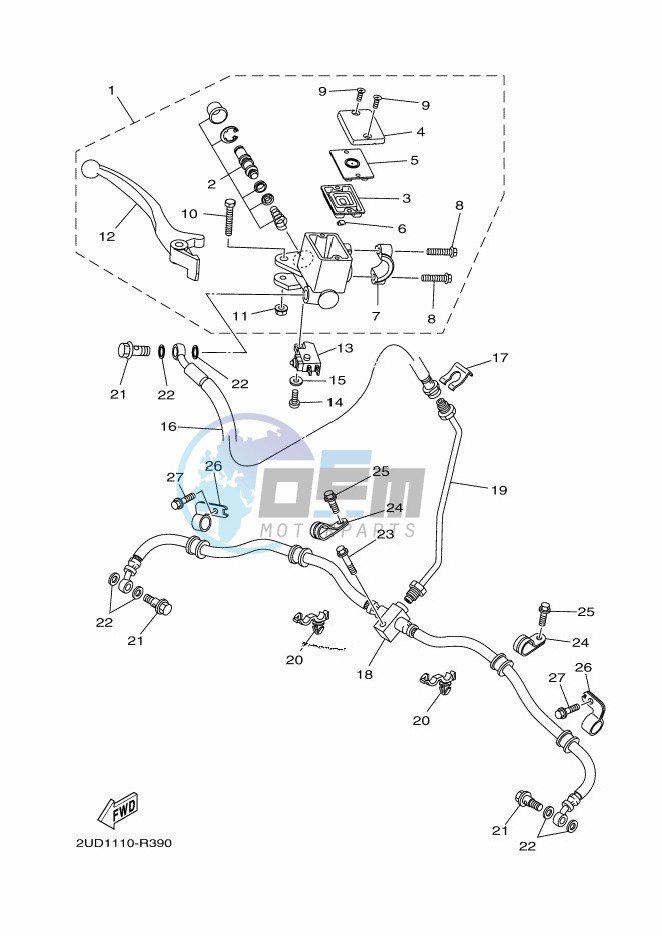 FRONT MASTER CYLINDER