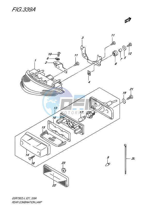 REAR COMBINATION LAMP