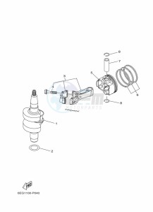 F2-5BMHS drawing CRANKSHAFT--PISTON