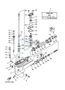 F40BETL drawing LOWER-CASING-x-DRIVE-1