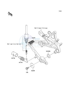 NINJA ZX-10R ZX1000E8F FR GB XX (EU ME A(FRICA) drawing Brake Pedal