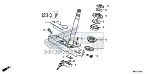 VT750SE Shadow E drawing STEERING STEM (VT750C2S/ S)