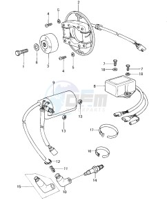 KX 125 A [KX125] (A6) [KX125] drawing IGNITION -- 80 A6- -