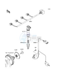 Z750R ZR750NCF UF (UK FA) XX (EU ME A(FRICA) drawing Ignition System