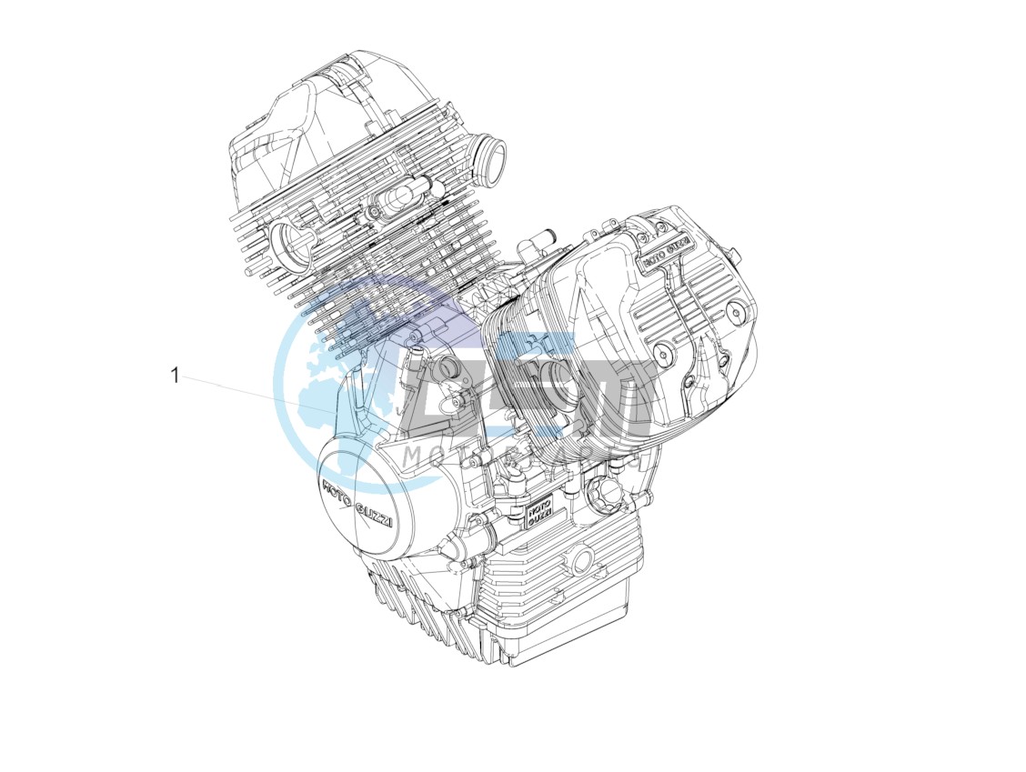 Engine-Completing part-Lever