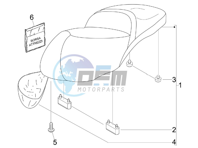 Saddle seats - Tool roll