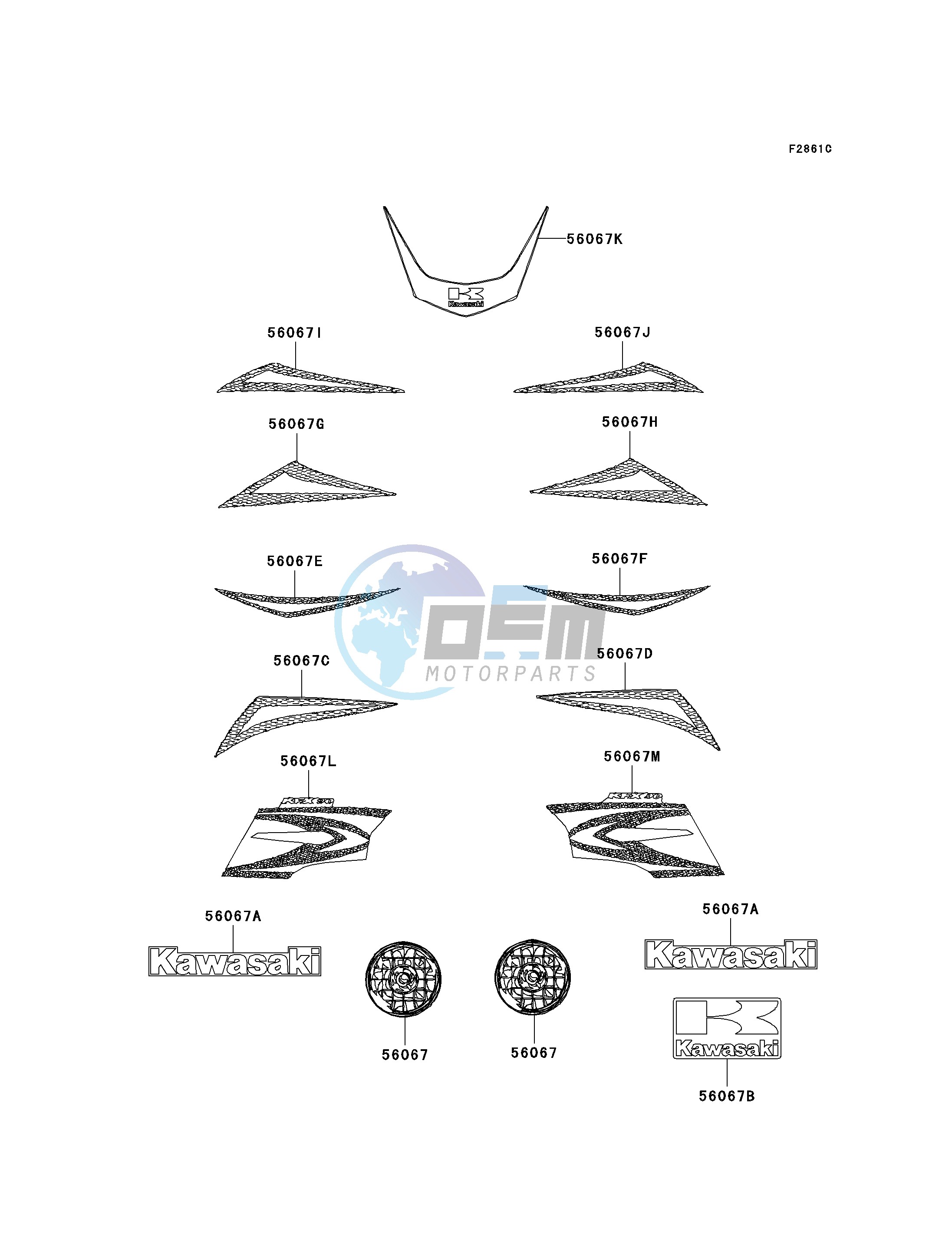 DECALS-- WHITE- --- A8F- -