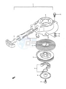 DT 2 drawing Starter (1990 to 1997)