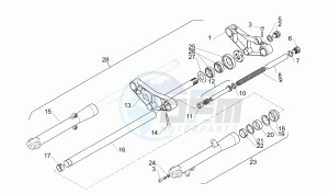 Moto 6.5 650 drawing Front Fork