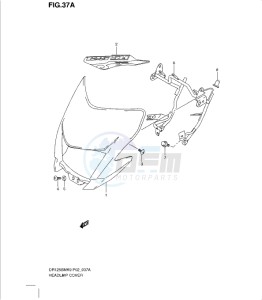 DR125SML 0 drawing HEAD LAMP COVER (MODEL L0)