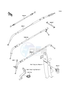 Z1000 ABS ZR1000EDFA FR XX (EU ME A(FRICA) drawing Cables