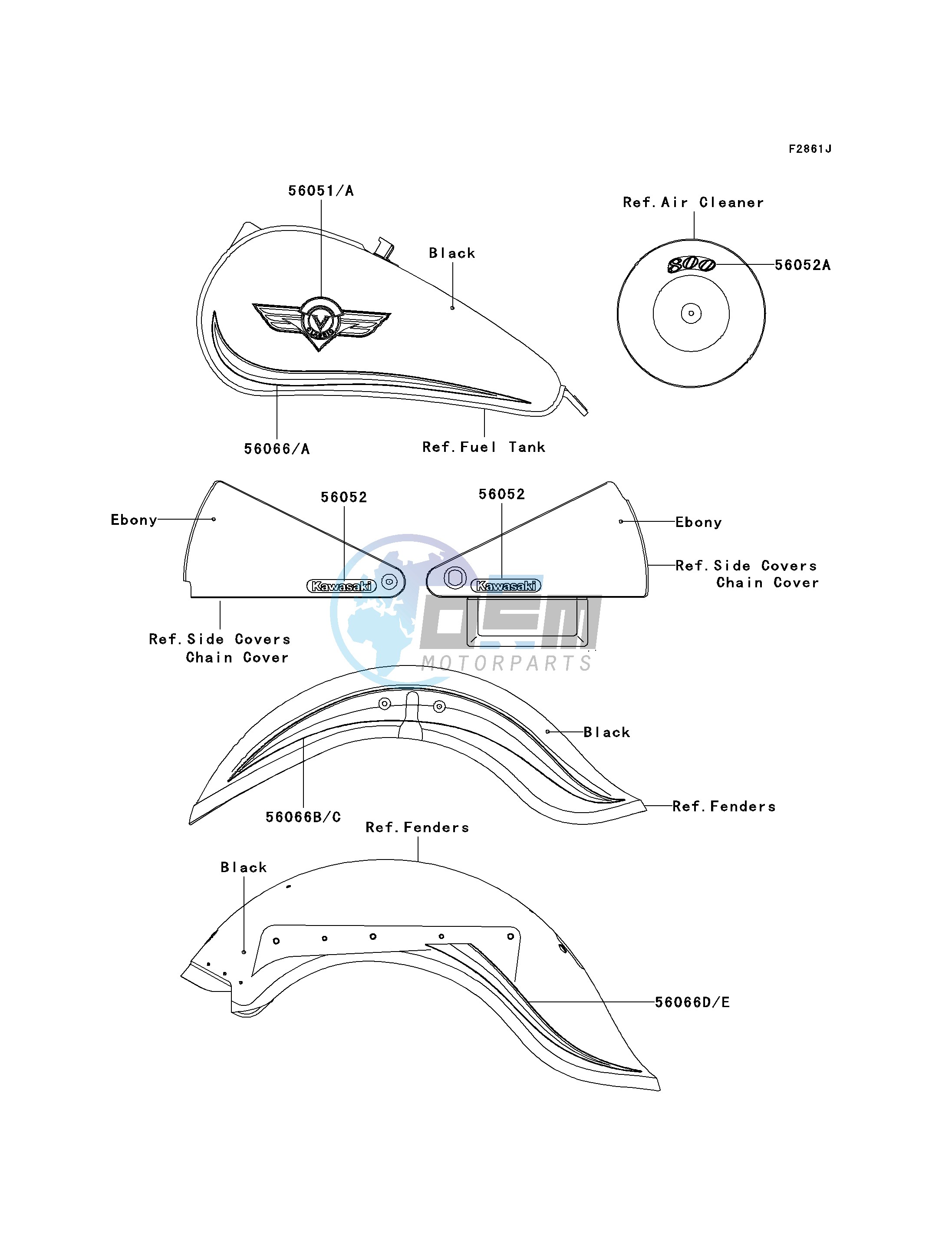 DECALS-- BLACK- --- VN800-B9- --- CN- -