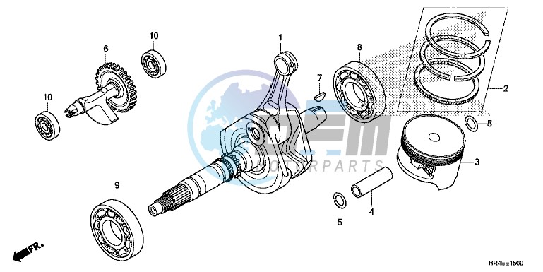 CRANKSHAFT/ PI STON