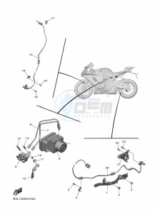 YZF1000 YZF-R1 (B3LG) drawing ELECTRICAL 3