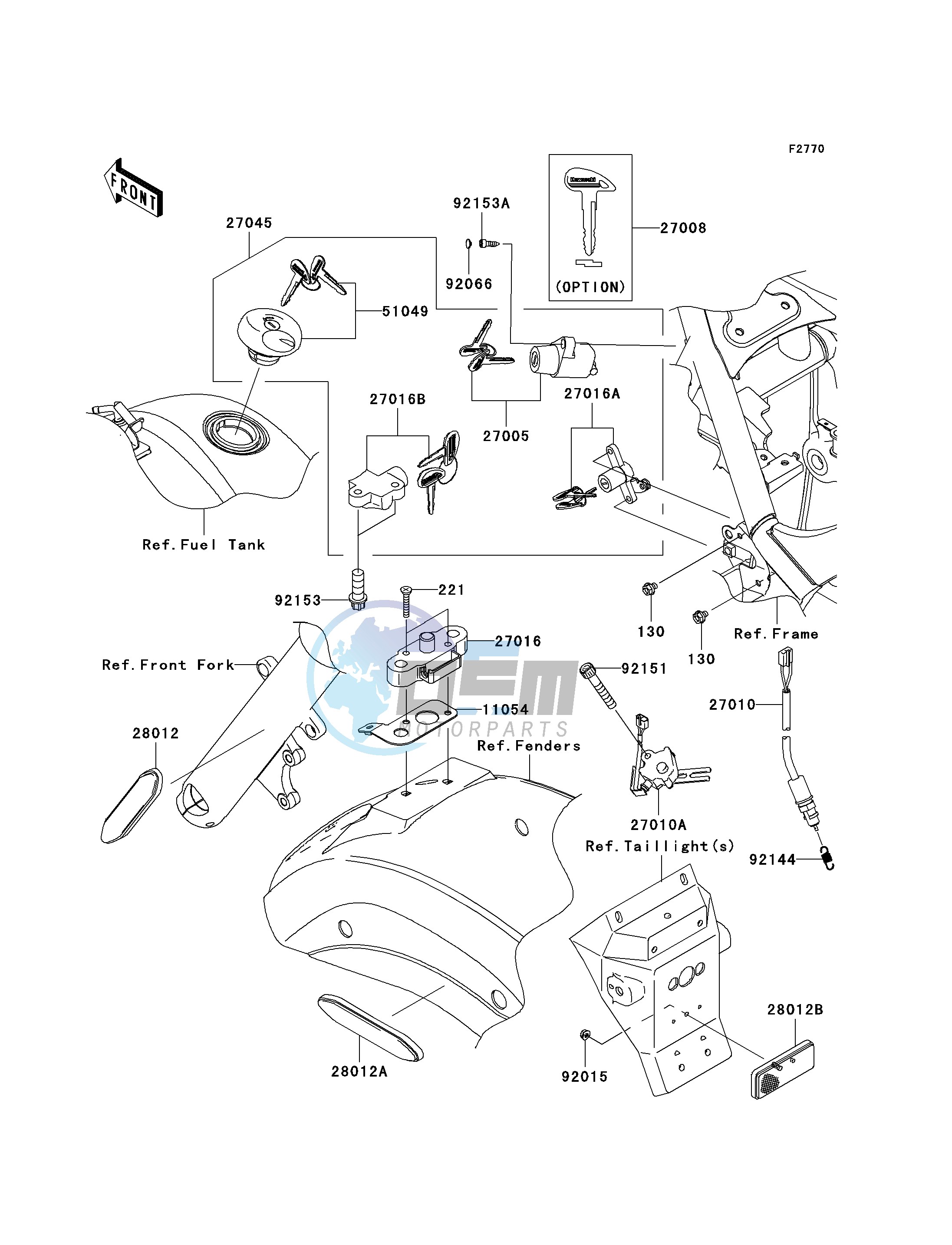 IGNITION SWITCH_LOCKS_REFLECTORS