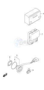 DF 25A drawing PTT Switch Remote Control