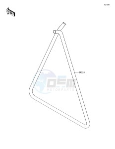 KX85-II KX85DFF EU drawing Stand(s)