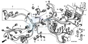 ST1300AE Pan Europoean - ST1300 UK - (E) drawing WIRE HARNESS (ST1300A)