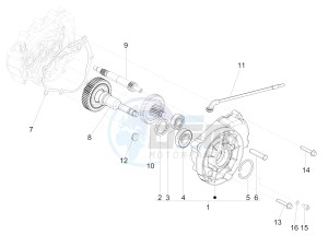 Liberty 125 4T Delivery E3 NEXIVE drawing Reduction unit