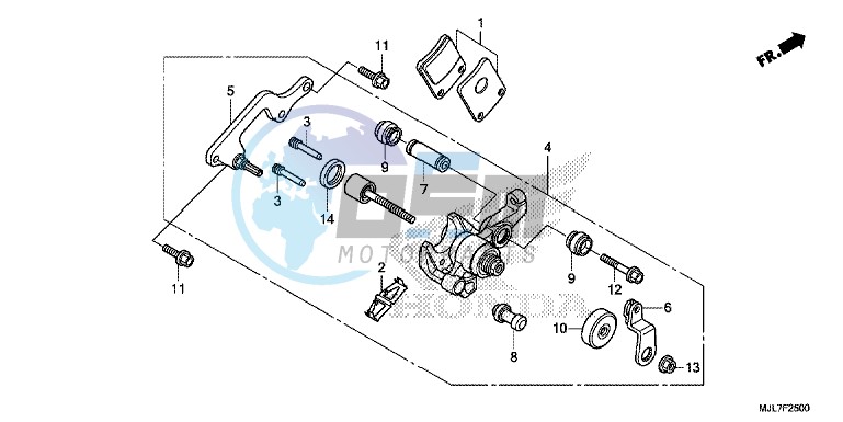 PARKING BRAKE CALIPER