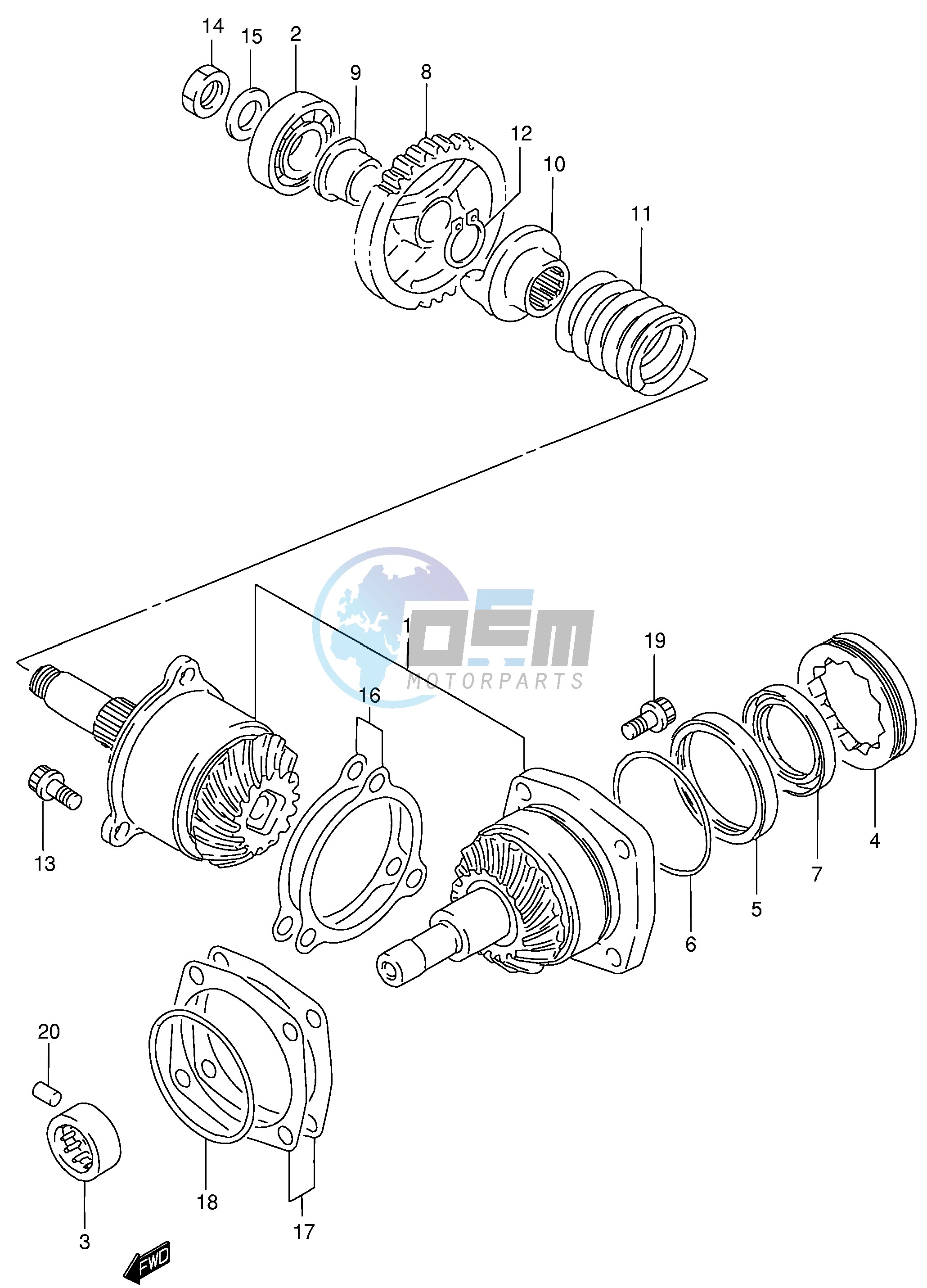 SECONDARY DRIVE GEAR