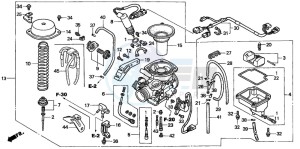 FES250 FORESIGHT drawing CARBURETOR