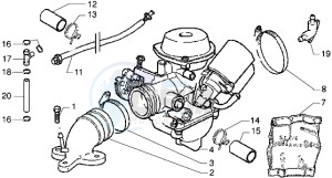 Runner VX 125 drawing Carburettor