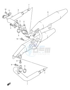 VL250 (E2) drawing MUFFLER