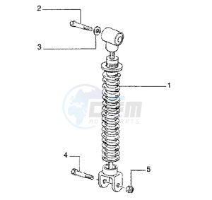 DNA GP EXPERIENCE 50 drawing Rear Damper